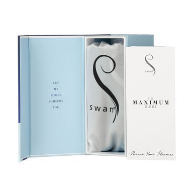 Вибропуля Swan Maximum + Comfy Cuff Blue, синяя