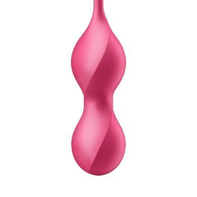 Вагинальные смарт-шарики с вибрацией Satisfyer Love Birds 2, розовые, пульт ДУ