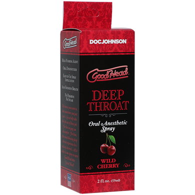 Спрей для минета Doc Johnson GoodHead DeepThroat Spray &ndash; Wild Cherry 59 мл для глубокого минета