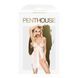 Бебі-дол з ажурним бралетом та високим розрізом Penthouse - Sweet Beast White M/L, Білий