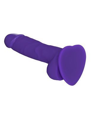 Реалистичный фаллоимитатор Strap-On-Me SOFT REALISTIC DILDO фиолетовый - Size M