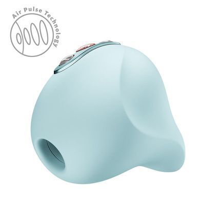 Вакуумный стимулятор Fun Factory Seduction Ice Blue, голубой