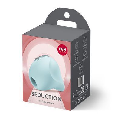 Вакуумный стимулятор Fun Factory Seduction Ice Blue, голубой