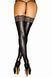 Чулки с мокрым эффектом Noir Handmade F135 Powerwetlook stockings, S, без мысков