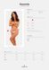 Трусики Obsessive Heavenlly crotchless thong XL/2XL, белые