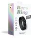 Регульоване ерекційне кільце на кнопках Love To Love HERO RING - BLACK ONYX, чорне