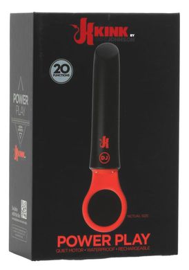 Вібратор Doc Johnson Kink - Power Play with Silicone Grip Ring