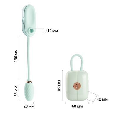 Вакуумний кліторальний стимулятор Otouch Louis Vibrate Teal