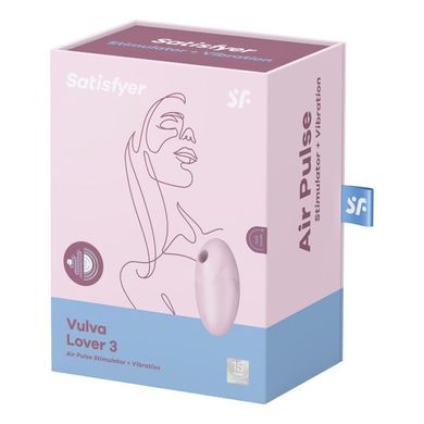 Вакуумный стимулятор с вибрацией Satisfyer Vulva Lover 3 Pin