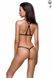 Трусики-стринги из стреп ARMANDA THONG black S/M - Passion Exclusive