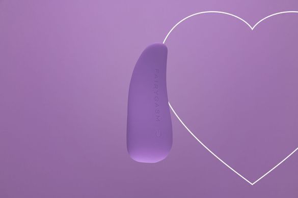 Вібратор-язичок FairyGasm ThrillLeaf violet, фіолетовий