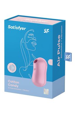 Вакуумний стимулятор із вібрацією Satisfyer Cotton Candy Lilac