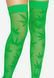 Панчохи Leg Avenue 420 Net thigh highs Green