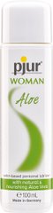 Лубрикант на водной основе pjur Woman Aloe 100 мл с экстрактом алоэ, увлажняющий, без парабенов