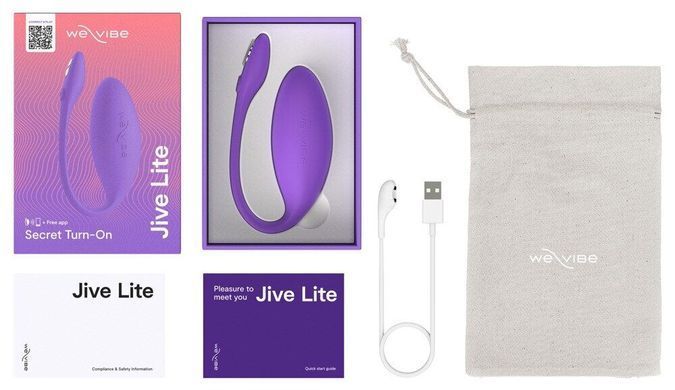 Смарт-виброяйцо We-Vibe Jive Lite Purple, фиолетовое