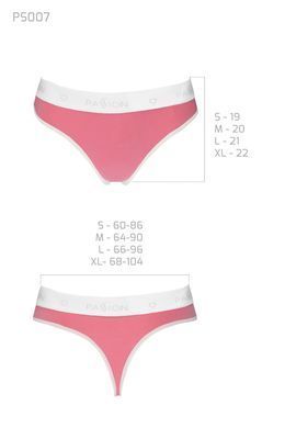 Спортивні трусики-стрінги Passion PS007 PANTIES pink, size S