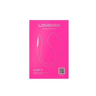 Смарт-виброяйцо Lovense Lush 4, розовое