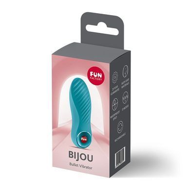 Віброкуля Fun Factory Bijou Aquamarine, бірюзова