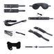 Набор БДСМ аксессуаров Alive Secret Desires Black BDSM Kit (8 pcs)
