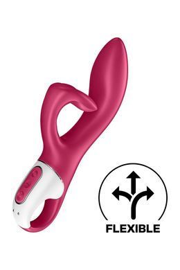 Вібратор-кролик із потрійним відростком Satisfyer Embrace me бодовий