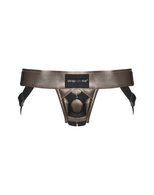 Труси для страпону Strap-On-Me Leatherette HARNESS CURIOUS (м'ята упаковка)