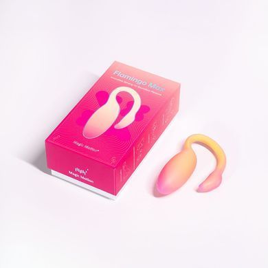 Смарт-виброяйцо Magic Motion Flamingo Max, оранжево-розовый