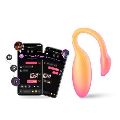 Смарт-виброяйцо Magic Motion Flamingo Max, оранжево-розовый