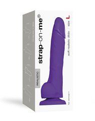 Реалистичный фаллоимитатор Strap-On-Me SOFT REALISTIC DILDO фиолетовый - Size L