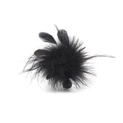 Мітелка Bijoux Indiscrets Pom Pom – feather tickler, Черный