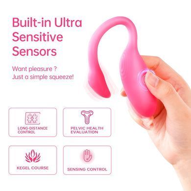 Смарт-виброяйцо Magic Motion Flamingo Max, розовый