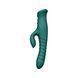 Смарт пульсатор-кролик з вібрацією і підігрівом Zalo Mose 2 Turquoise Green, зелений