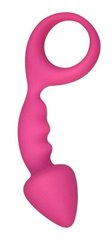Анальний затор Adrien Lastic Budy Pink із стимулюючою ніжкою, макс. діаметр 2,5 см