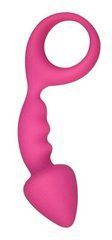 Анальний затор Adrien Lastic Budy Pink із стимулюючою ніжкою, макс. діаметр 2,5 см