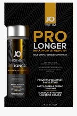 Пролонгувальний спрей System JO Prolonger Spray with Lidocaine (60 мл), не містить мінеральних масел