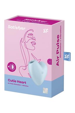 Вакуумный стимулятор Satisfyer Cutie Heart Blue