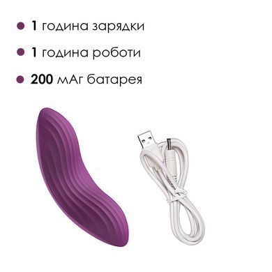 Смарт-вібратор у трусики Svakom Edeny з трусиками, фіолетовий