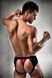 Чоловічі трусики з червоним гульфіком Passion 007 THONG red S/M