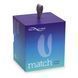 Вібратор для пар We-Vibe Match з пультом ДК, блакитний