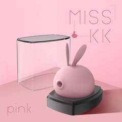 Вакуумний кліторальний стимулятор із вібрацією KisToy Miss KK Pink