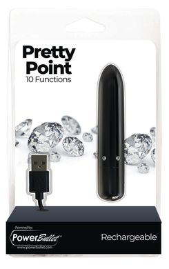 Віброкуля PowerBullet - Pretty Point Rechargeable Black