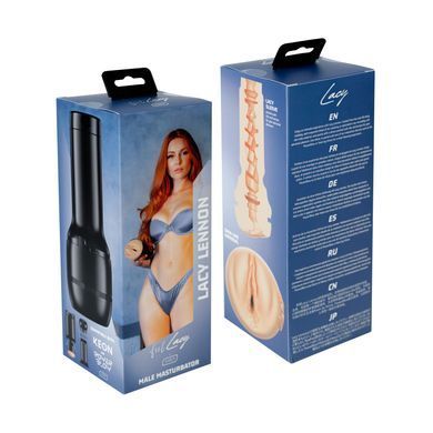 Мастурбатор Kiiroo Feel Lacy Lennon PBC, сумісний з PowerBlow и Keon, тілесний