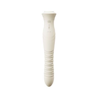 Смарт пульсатор-кролик з вібрацією і підігрівом Zalo Mose 2 Ivory White, білий