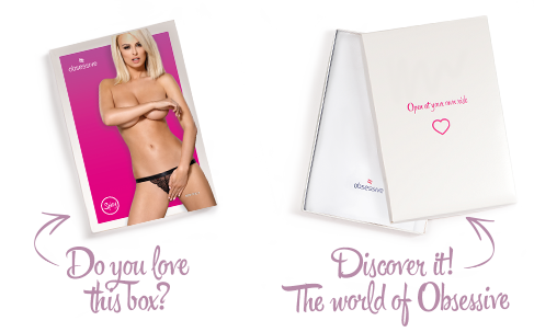 Obsessive 828-THC-1 crotchless thong L/XL