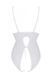 Боди Passion Ursula Body white XXL/XXXL, с ажурным декором и открытым шагом