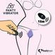 Вібратор в трусики FeelzToys Panty Vibrator Black з пультом ДК, чорний