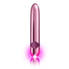 Потужний вібратор Rocks Off Havana Lilac з кольоровим LED-підсвічуванням, 10 режимів роботи, перезаряджається