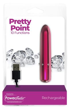 Віброкуля PowerBullet - Pretty Point Rechargeable Pink