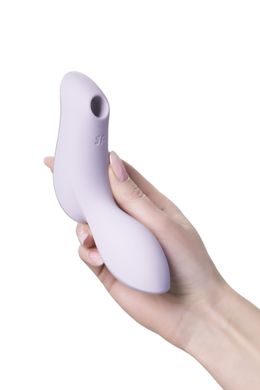 Вакуумный стимулятор с вибрацией Satisfyer Curvy Trinity 2 Violet