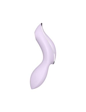 Вакуумний стимулятор із вібрацією Satisfyer Curvy Trinity 2 Violet