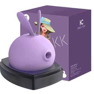 Вакуумный клиторальный стимулятор с вибрацией KisToy Miss KK фиолетовый